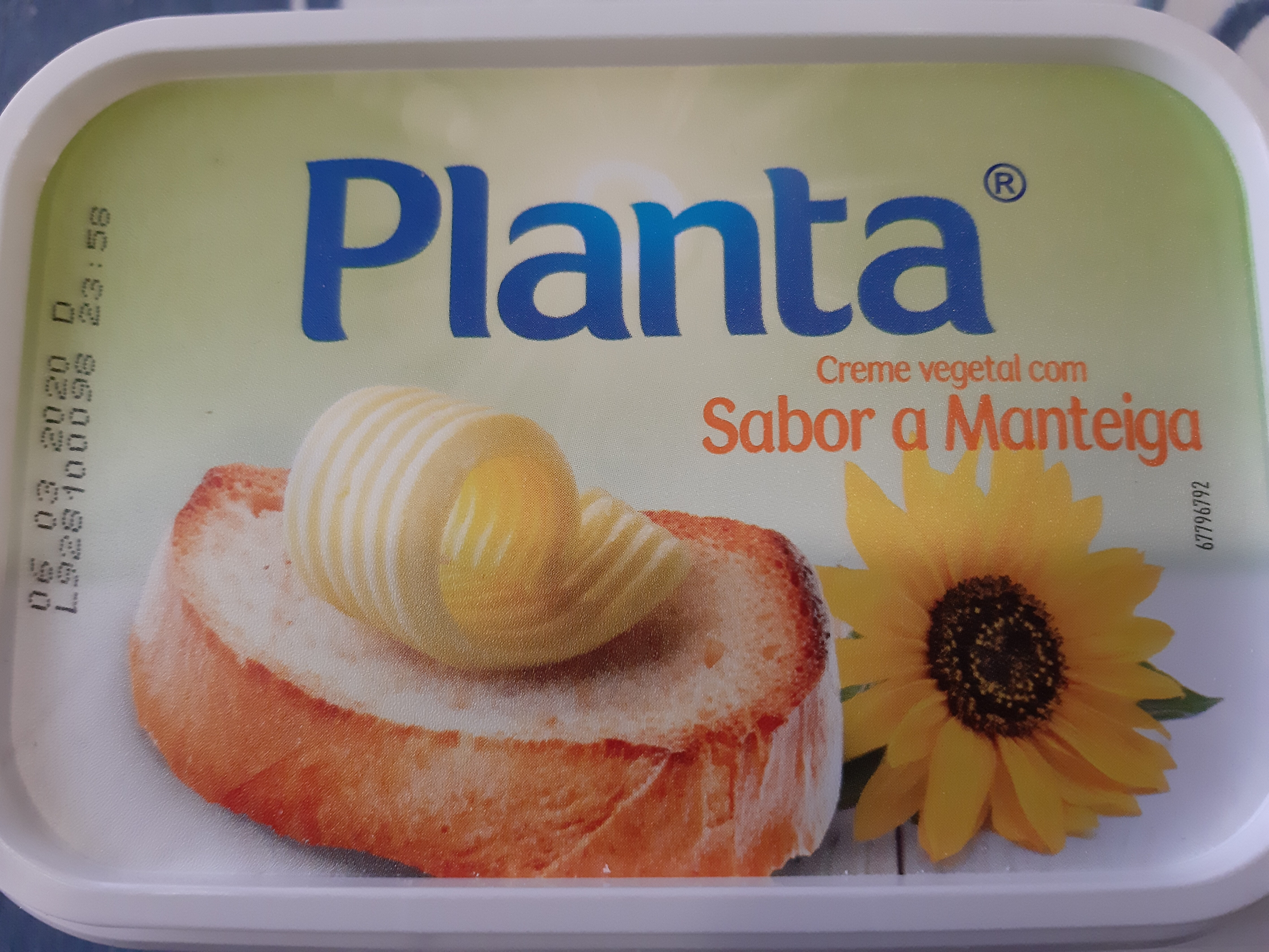 Creme Vegetal com Sabor a Manteiga - Planta - 250 g