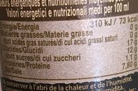 Sauce Aux Huîtres - Nutrition facts - fr