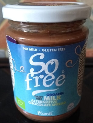 So Free Organic Dairy Free Milk Alternative Chocolate Spread - Product - en