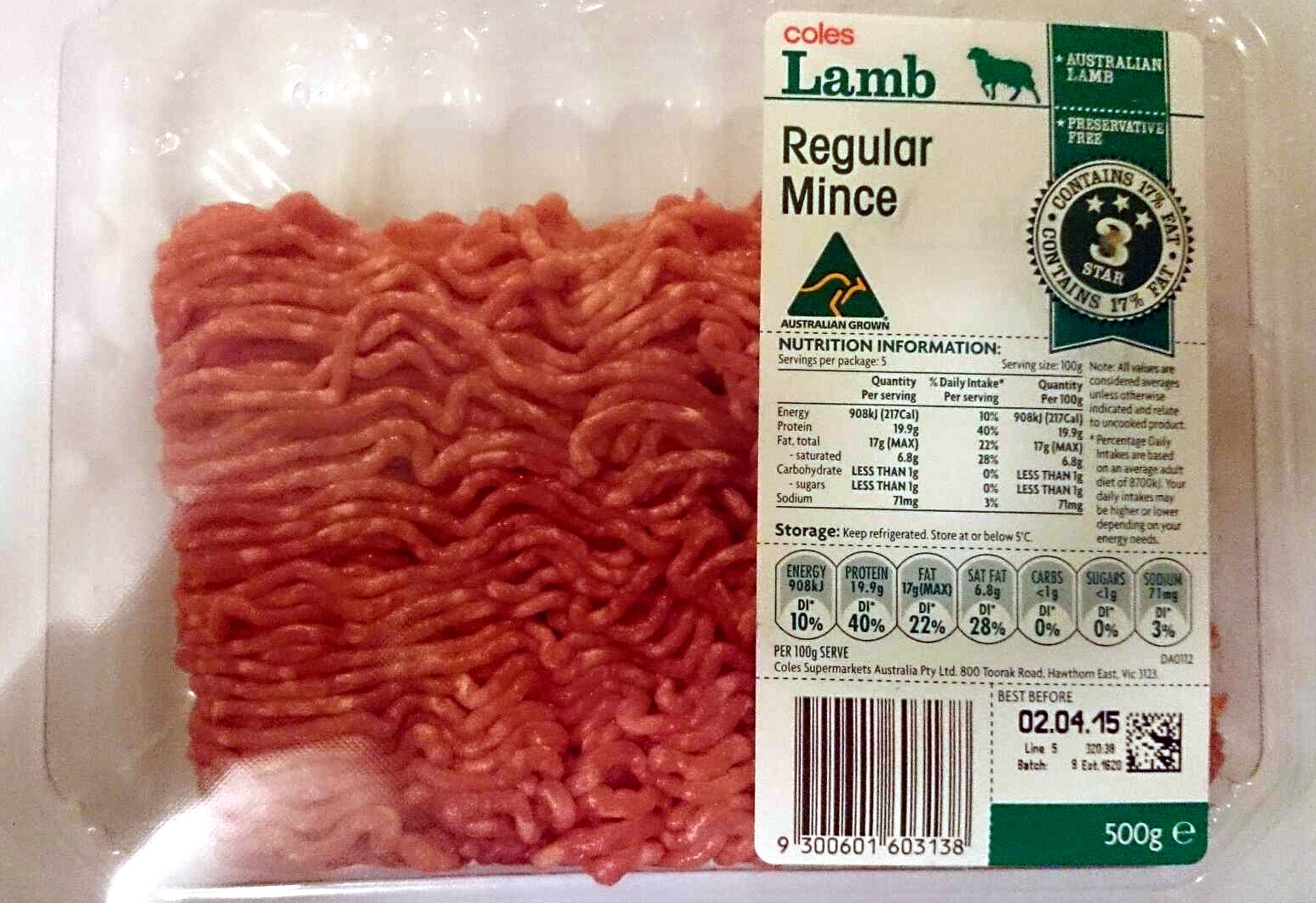 Regular Lamb Mince - Product - en