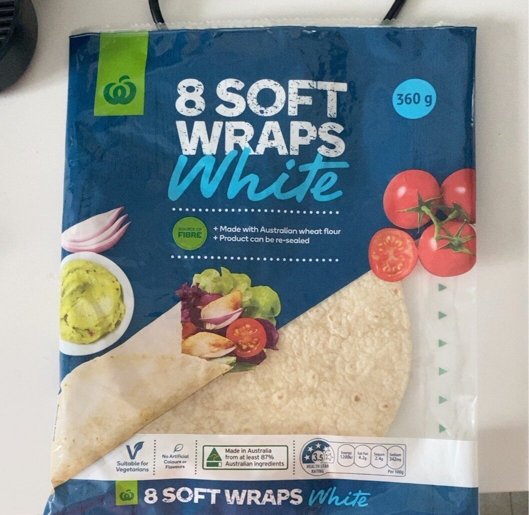 8 Soft Wraps White - Product - en