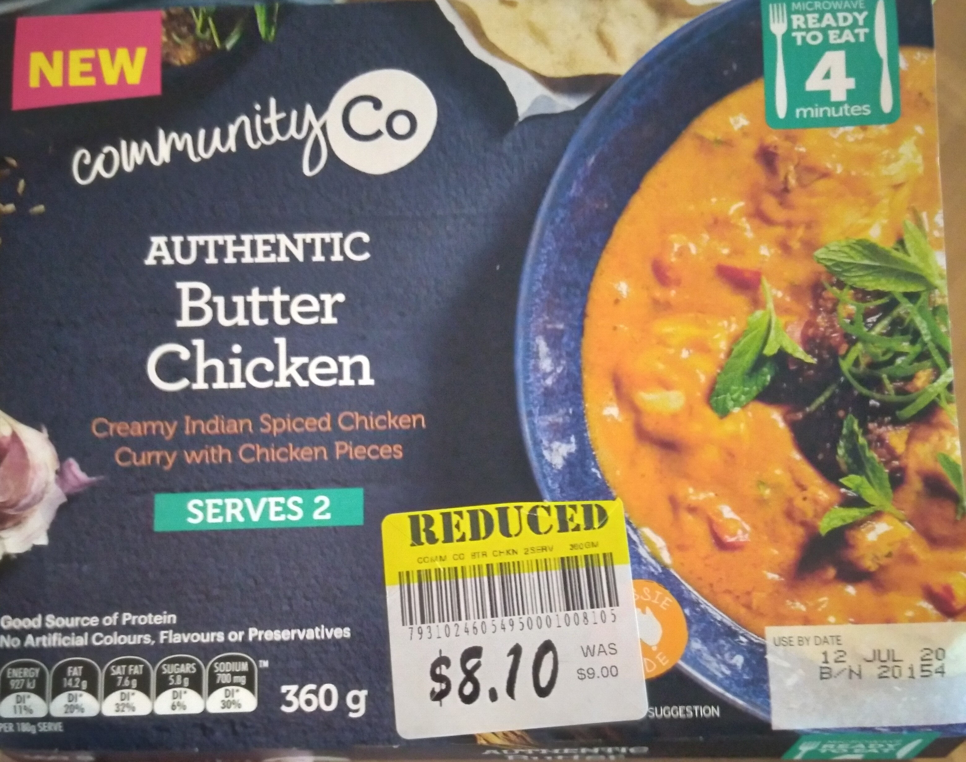 Authentic Butter Chicken - Product - en