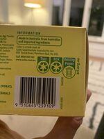Coles Lemon Cake - Recycling instructions and/or packaging information - en