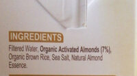 Unsweetened Activated Almond Milk - Ingredients - en