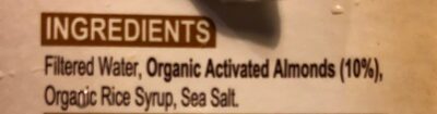 Milk activated almond - Ingredients