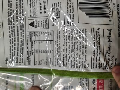 Spinach herb low carb wraps - Ingredients - en