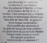 Présséa Nectar Ananas - Nutrition facts - fr