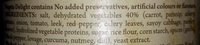Delight vegetable stock - Ingredients - en