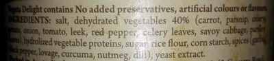Delight vegetable stock - Ingredients - en