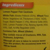 Pacific West Fish Cocktails Lemmon Pepper - Ingredients - en