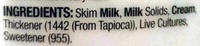 Tasmanian Tamar Valley Dairy - Ingredients - en