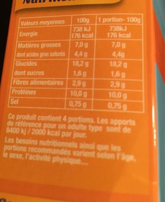 Tempura Merlu du Cap - Nutrition facts - fr