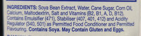 Soya milk - Ingredients - en