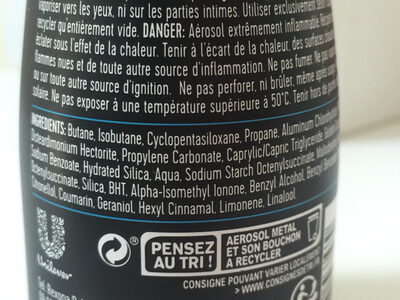 Rexona Déodorant Femme Spray Antibactérien Invisible Aqua 100ml - Ingredients - fr